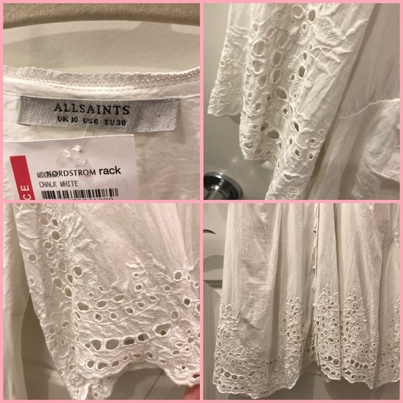 Allsaints- Una Broderie Dress (NWT) - Picture 10 of 16